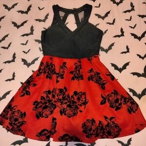 Young Women's Juniors Rose Dress